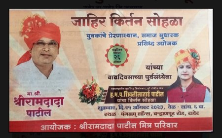 रावेर येथील उद्योजक श्रीराम पाटील यांच्या वाढदिवसानिमित्त विविध कार्यक्रमांचे आयोजन