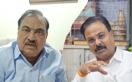 एकनाथ खडसेंचे आणखी अनेक प्रकरण बाहेर येतील,मुक्ताईनगर आमदार चंद्रकांत पाटील on एकनाथ खडसे नोटीस