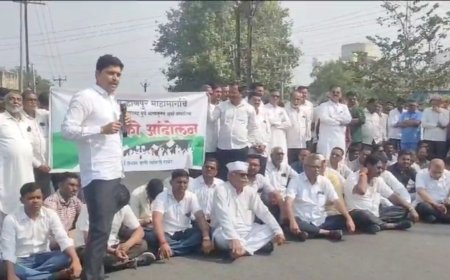 अंकलेश्वर-बर्‍हाणपूर चौपदरी महामार्ग रावेर खानापूर चोरवड मार्गेच व्हावा  या मागणीसाठी महामार्ग बचाव समितीतर्फे  रास्तारोको आंदोलन