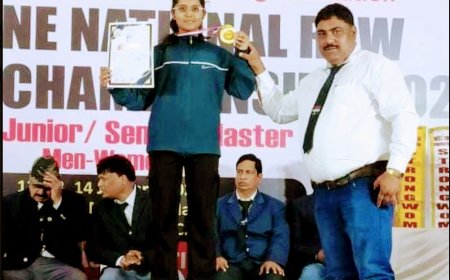 राष्ट्रीय वेटलिफ्टिंग स्पर्धेत कोचुरच्या राणी परदेशी हिने पटकावले सुवर्णपदक