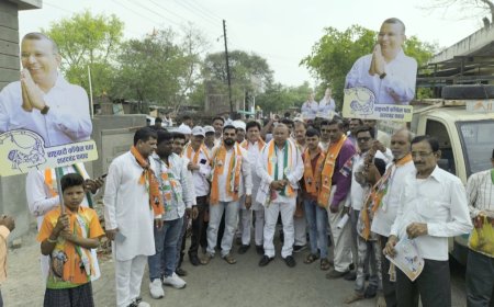 रावेर लोकसभा मतदार संघात "स्मार्ट व्हिलेज" गाव योजना राबविणार  राष्ट्रवादीचे उमेदवार श्रीराम पाटील यांनी केले नागरिकांना अश्वस्थ