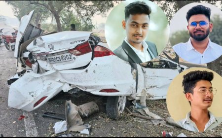 सावदा पिपंरुड रस्त्यावर भीषण अपघात तिघांचा मृत्यू झाल्याची दुर्दैवी घटन, रावेर परिसरात पसरली शोककळा