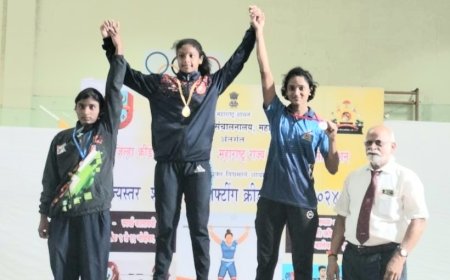रावेरच्या सोनाली चौधरी चे पुणे येथील राज्यस्तरीय शालेय वेटलिफ्टिंग स्पर्धेत रौप्य पदक
